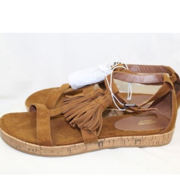 Mossimo Supply Co. Shoes - Mossimo Supply flat suede look fringe sandals 11